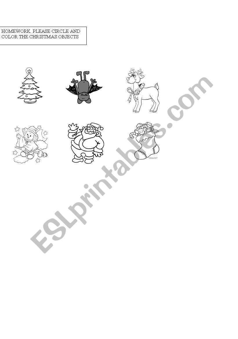 homeowrk worksheet