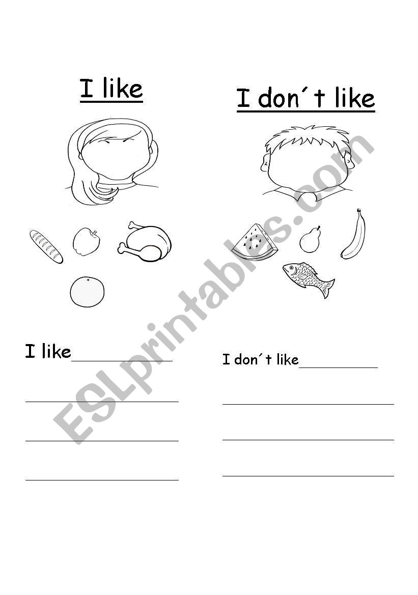 funny faces worksheet