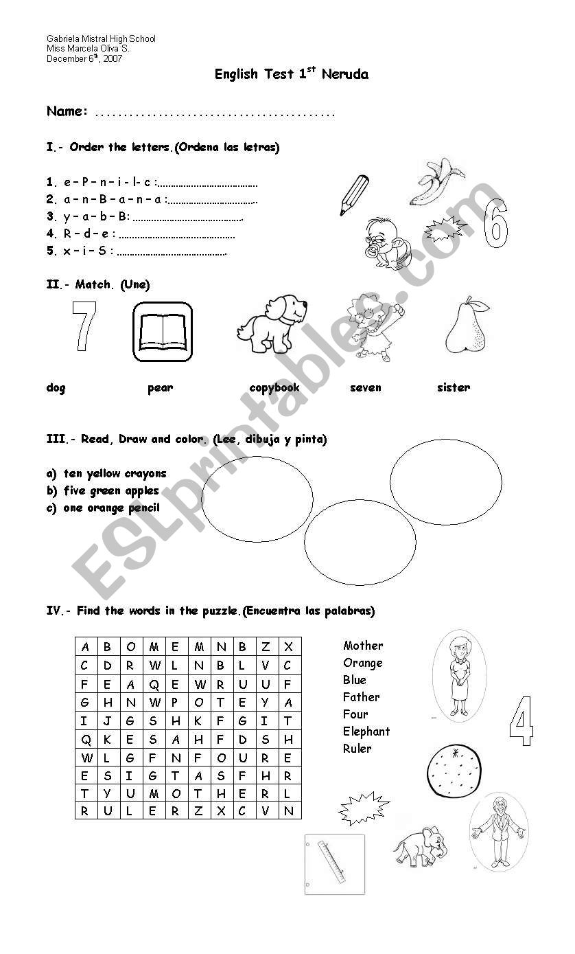 reviewing vocabulary  worksheet