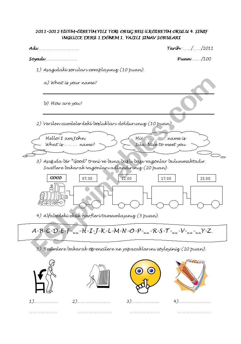 Exercises for beginners worksheet