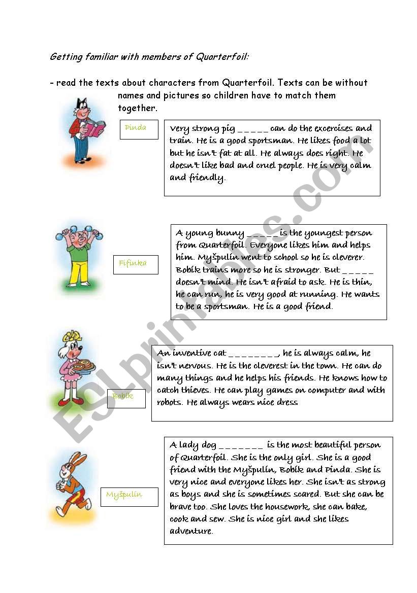 tylstek - Quarterfoil worksheet