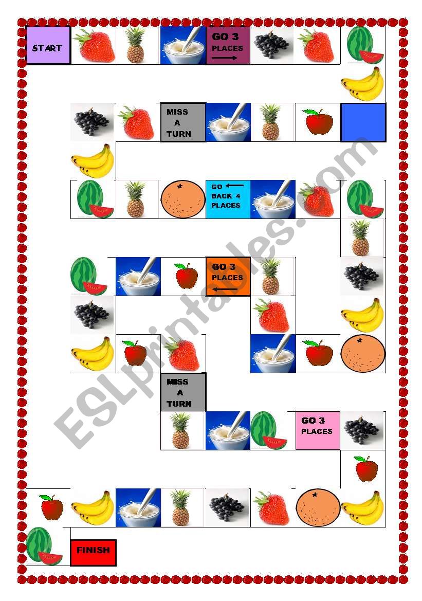 FRUIT GAME worksheet