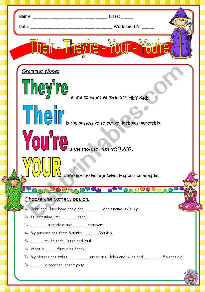 Confusing pairs 2  worksheet