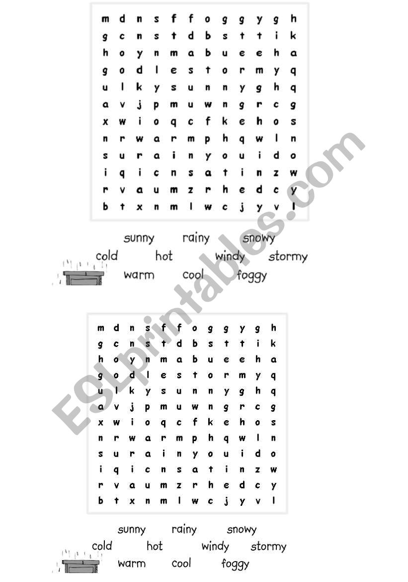seasons worksheet