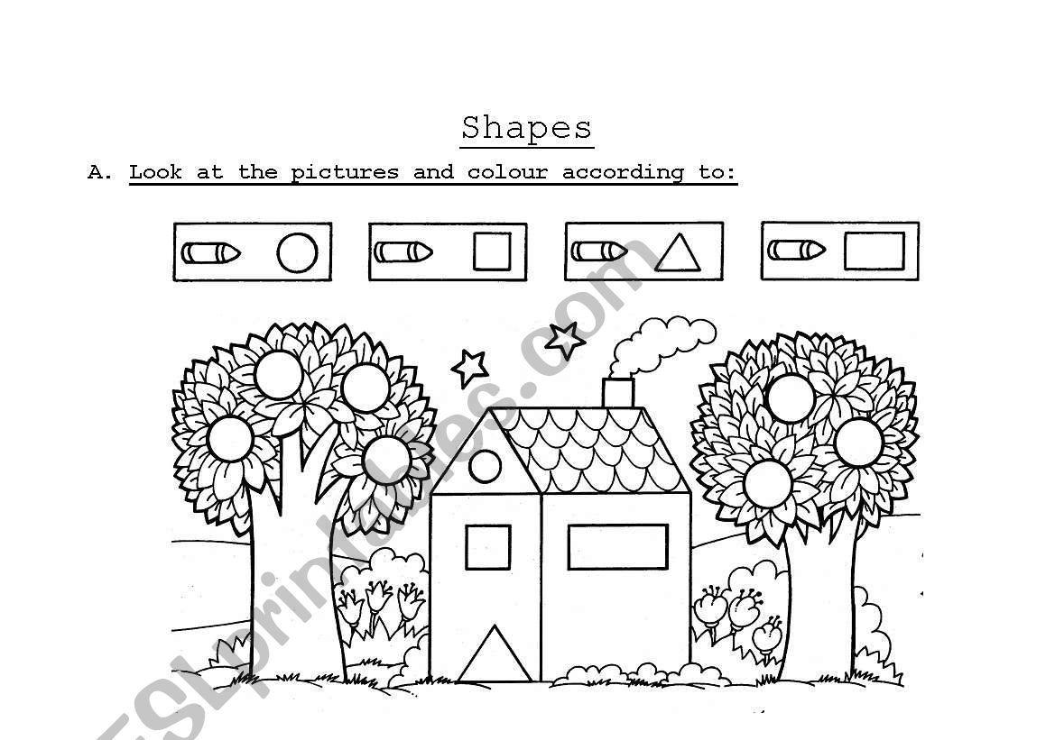 Shapes worksheet