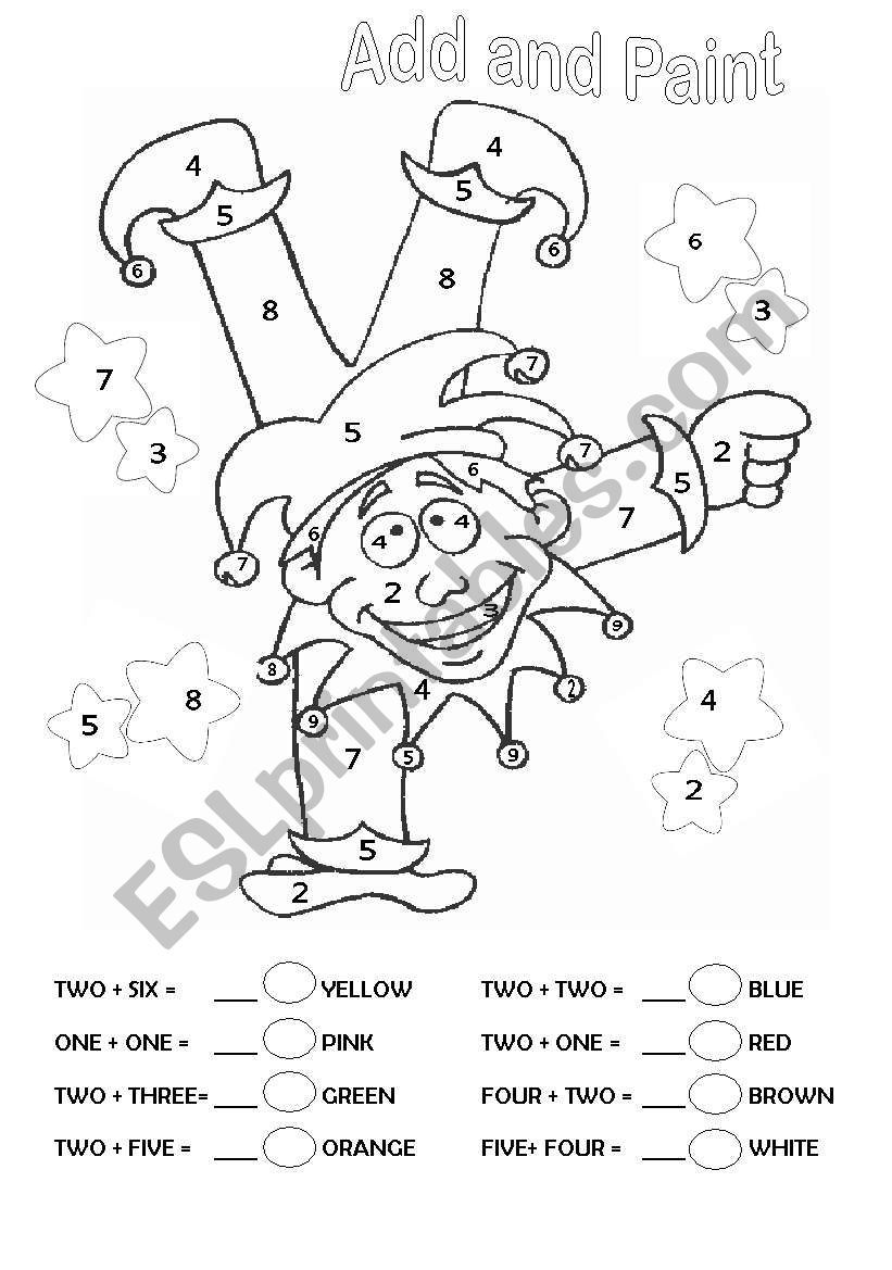 CARNIVAL worksheet