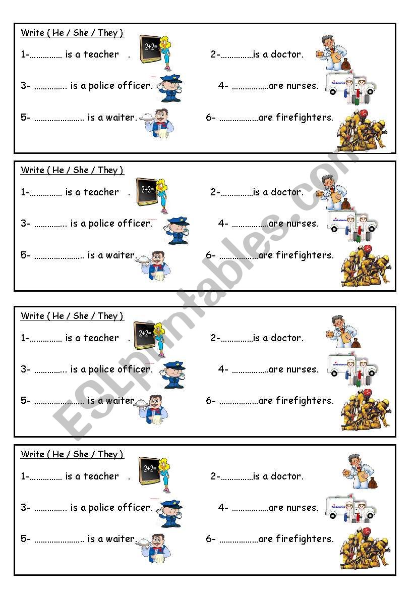 he / she/they worksheet