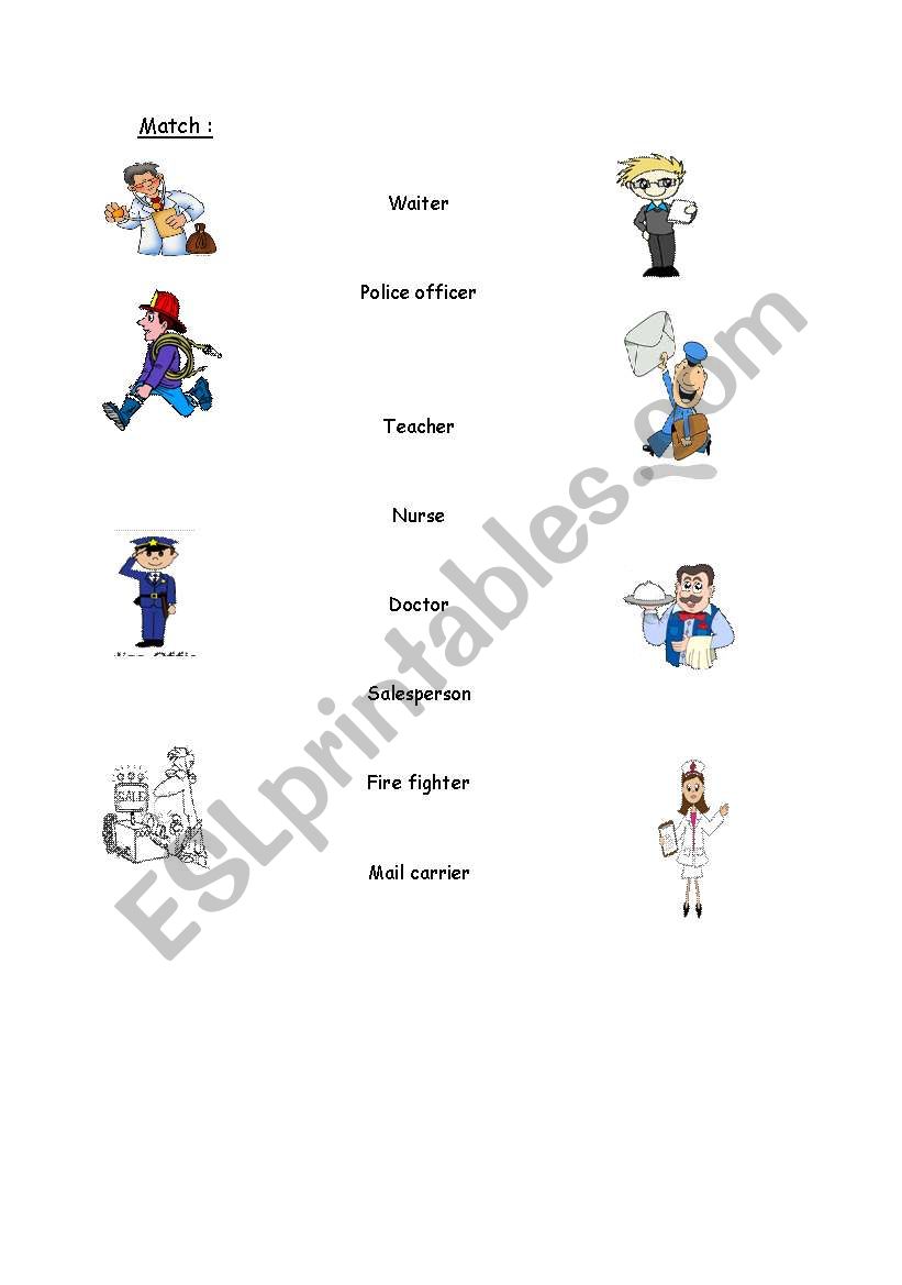 jobs worksheet