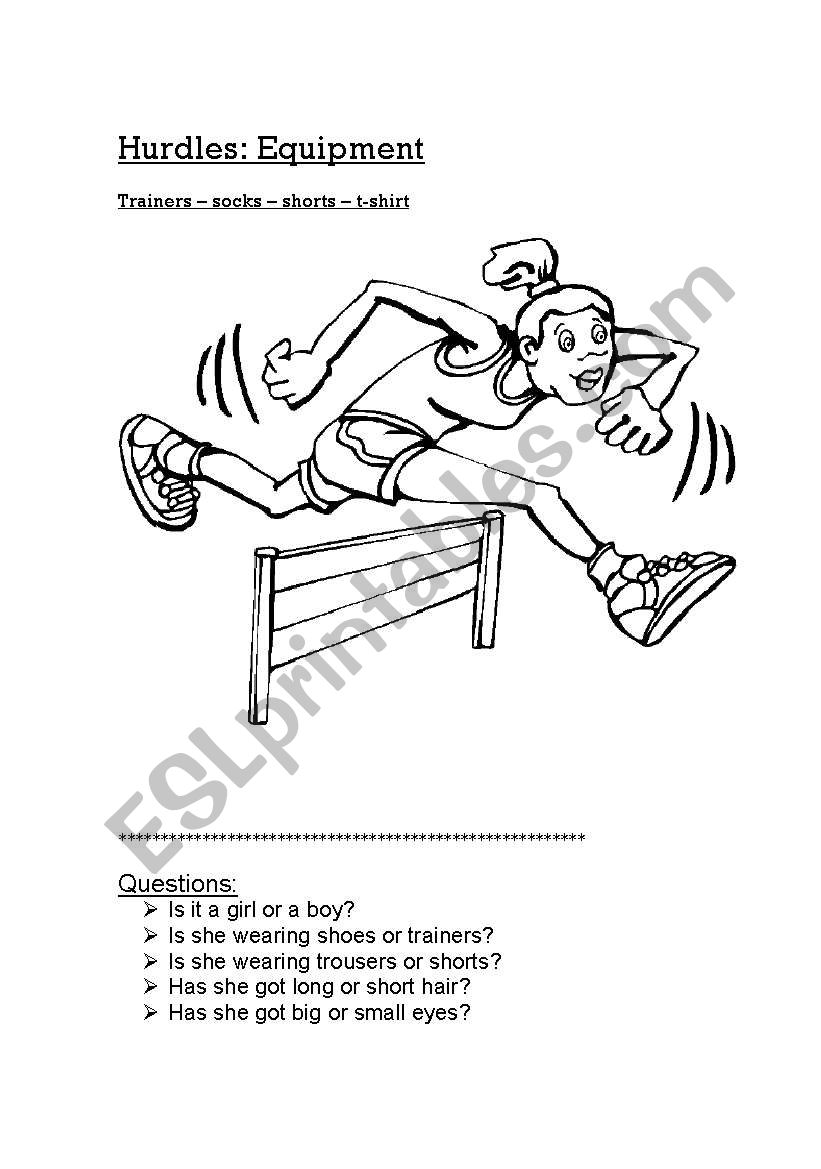 sports vocabulary and questions