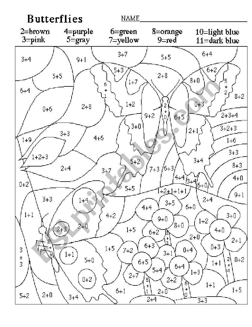 Addition Mystery Picture worksheet