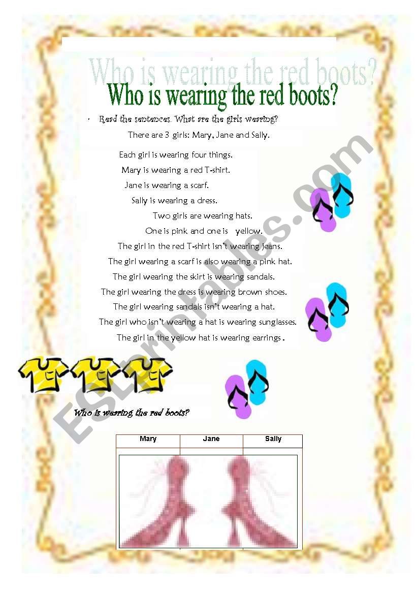 Guessing Game worksheet