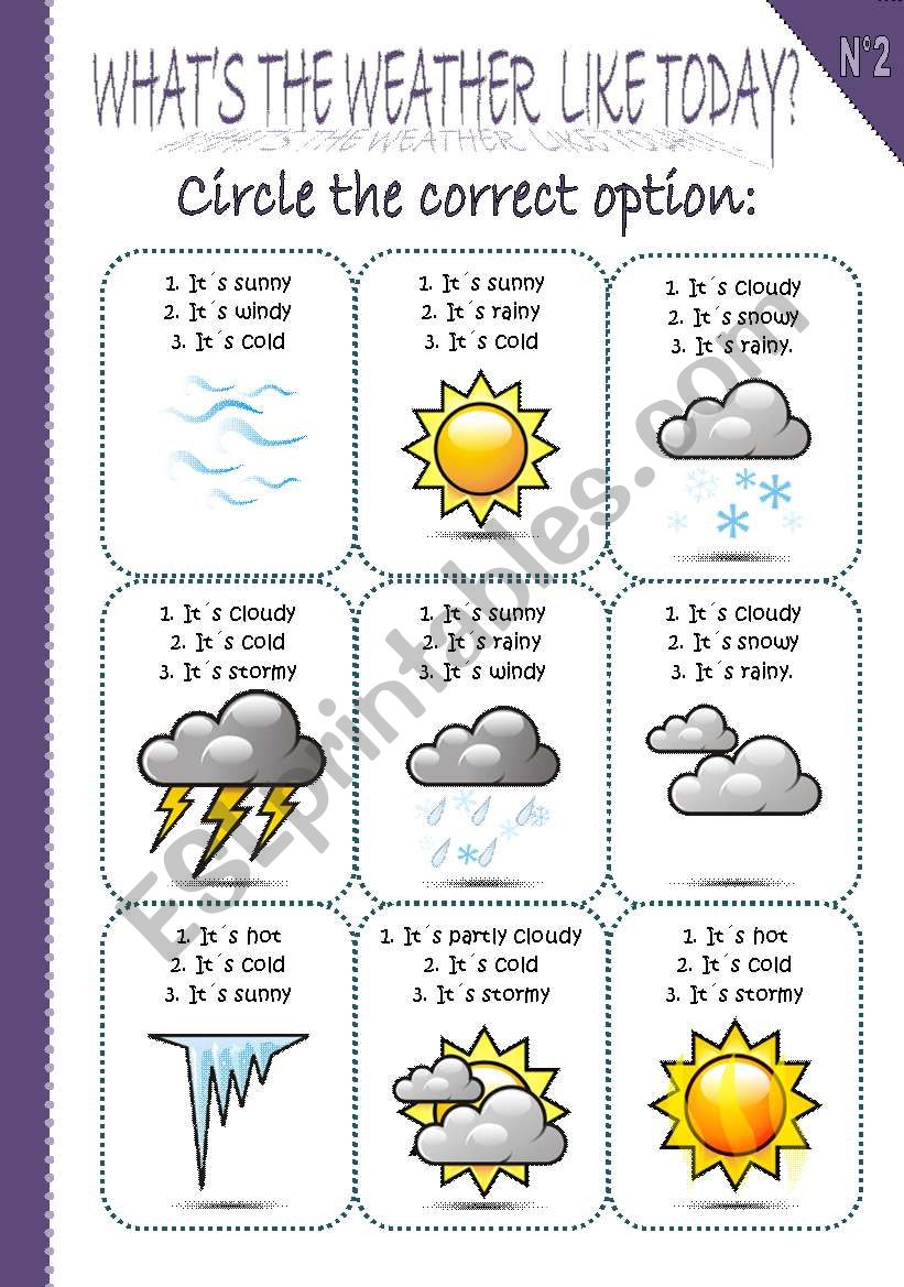 Weather2 worksheet