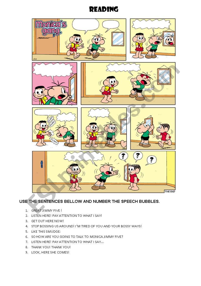 Monicas gang worksheet