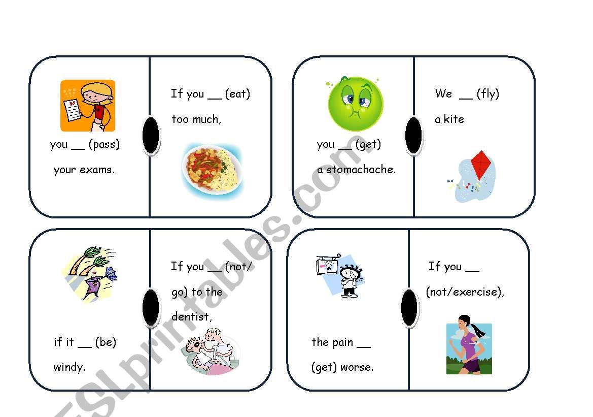 1st conditional dominoes set 2