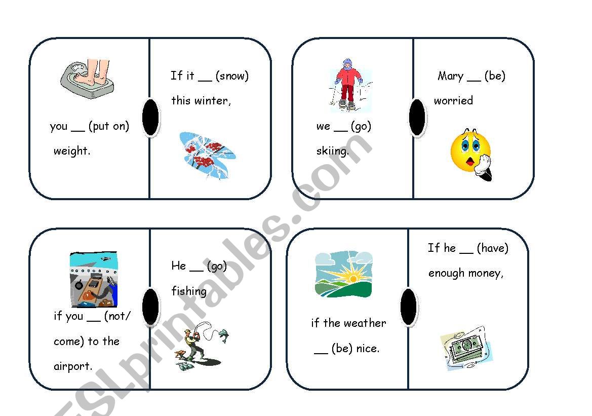 1st conditional dominoes set 3