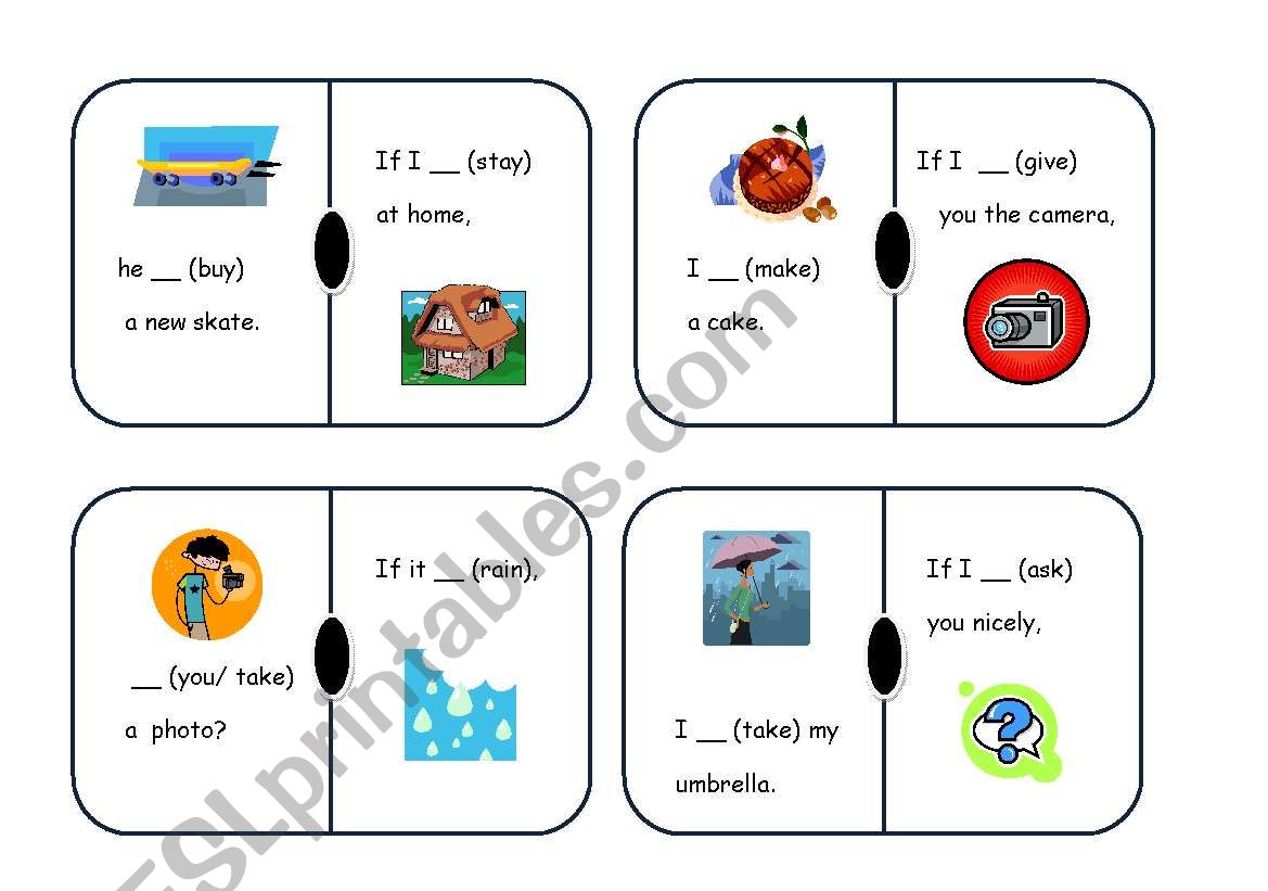 1st conditional dominoes set 4