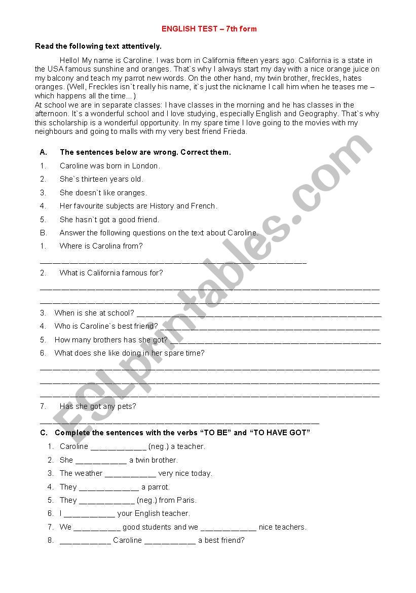 fwaerg worksheet