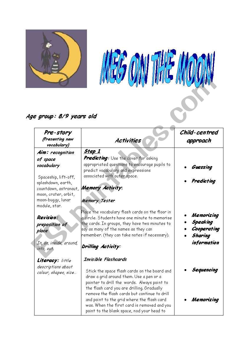 meg on the moon worksheet