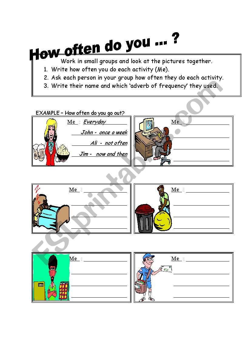english-worksheets-how-often-do-you