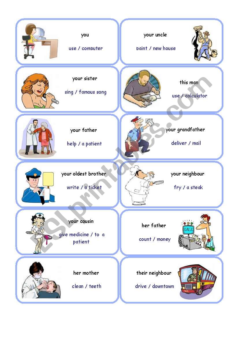 mini job worksheet