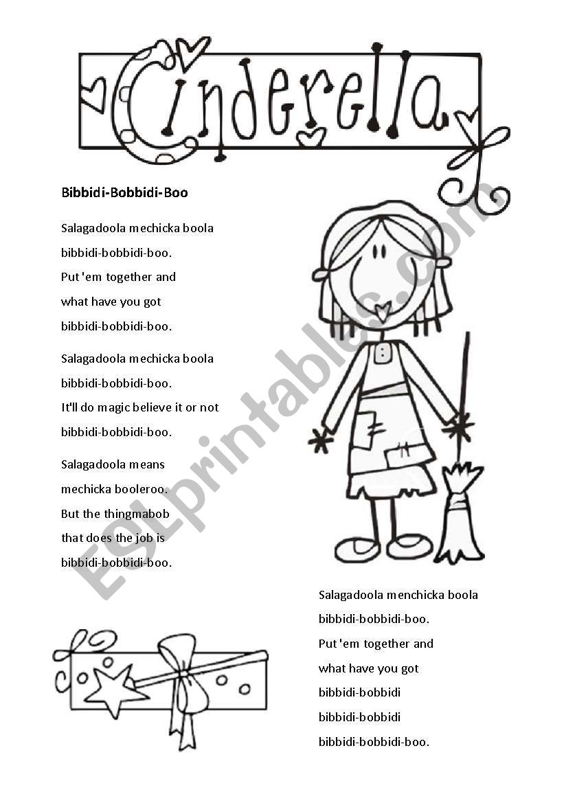 Cinderella 1 of 3 worksheet