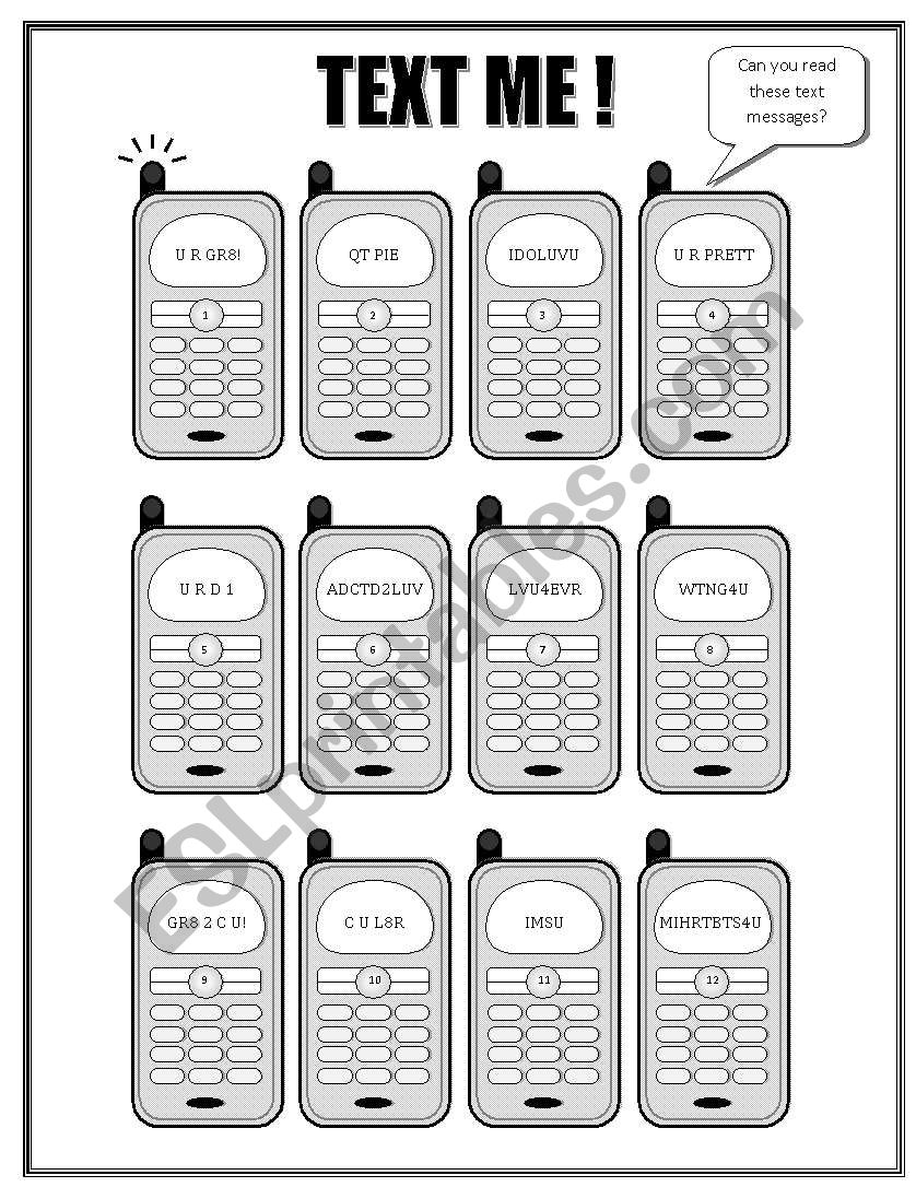 Text Messaging with Cell Phones (17 Page File)