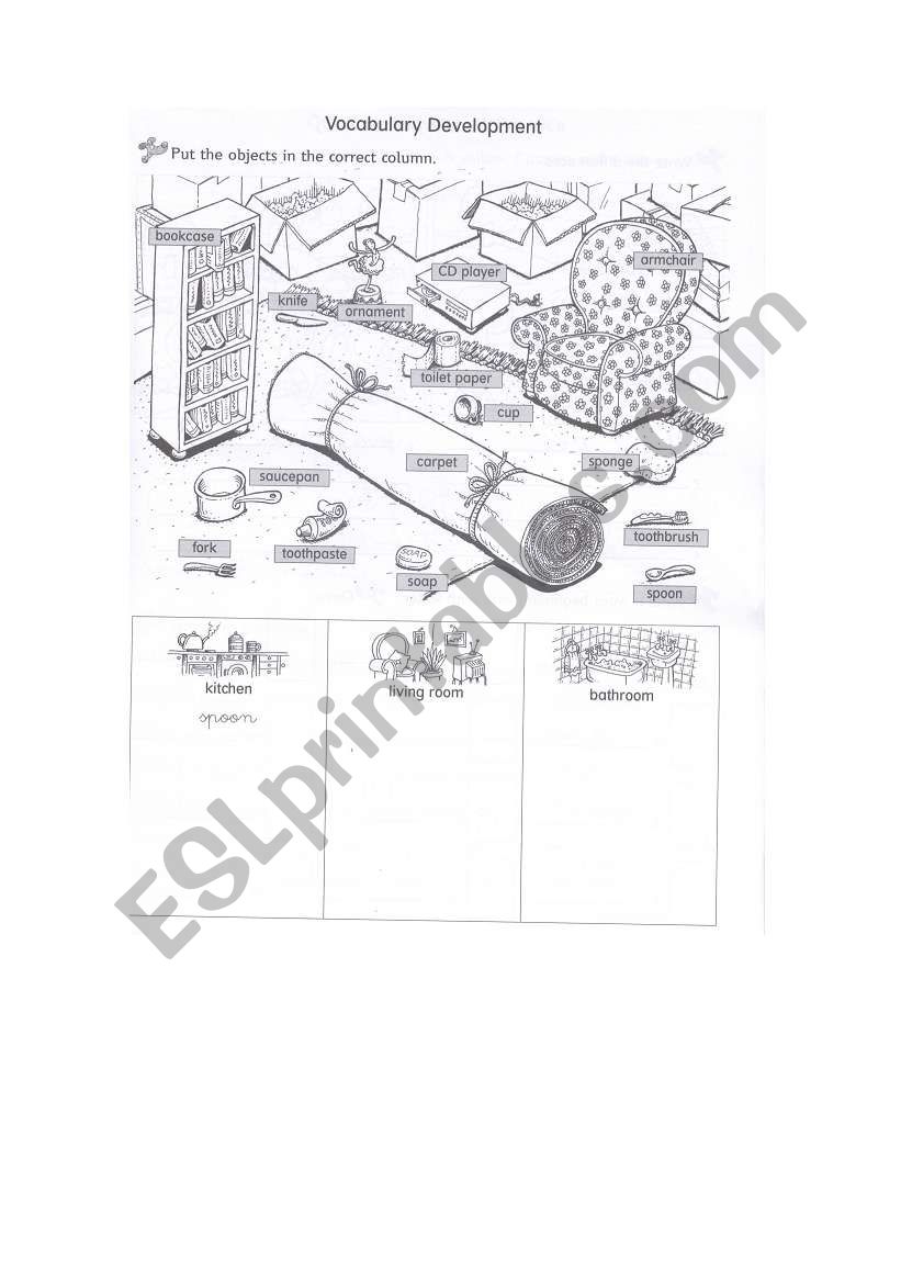 the  hosue worksheet