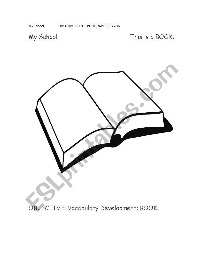 This is my School worksheet