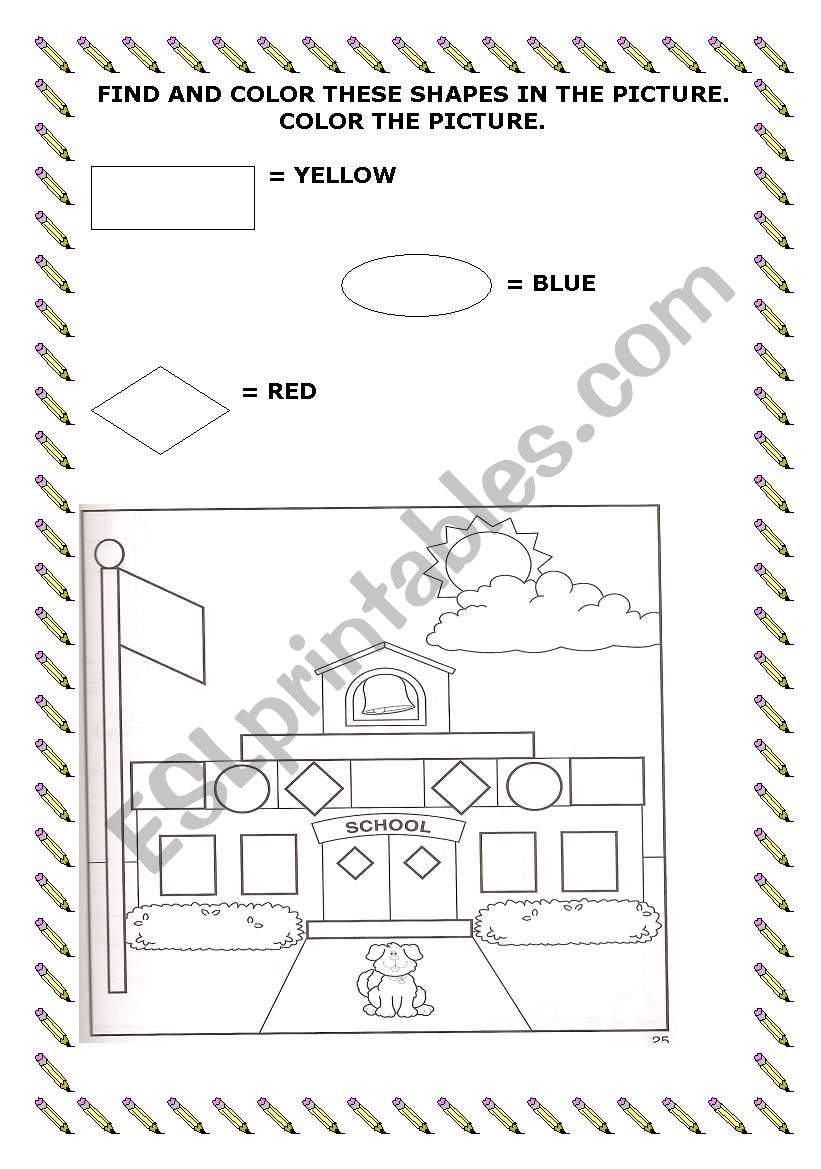SHAPES worksheet