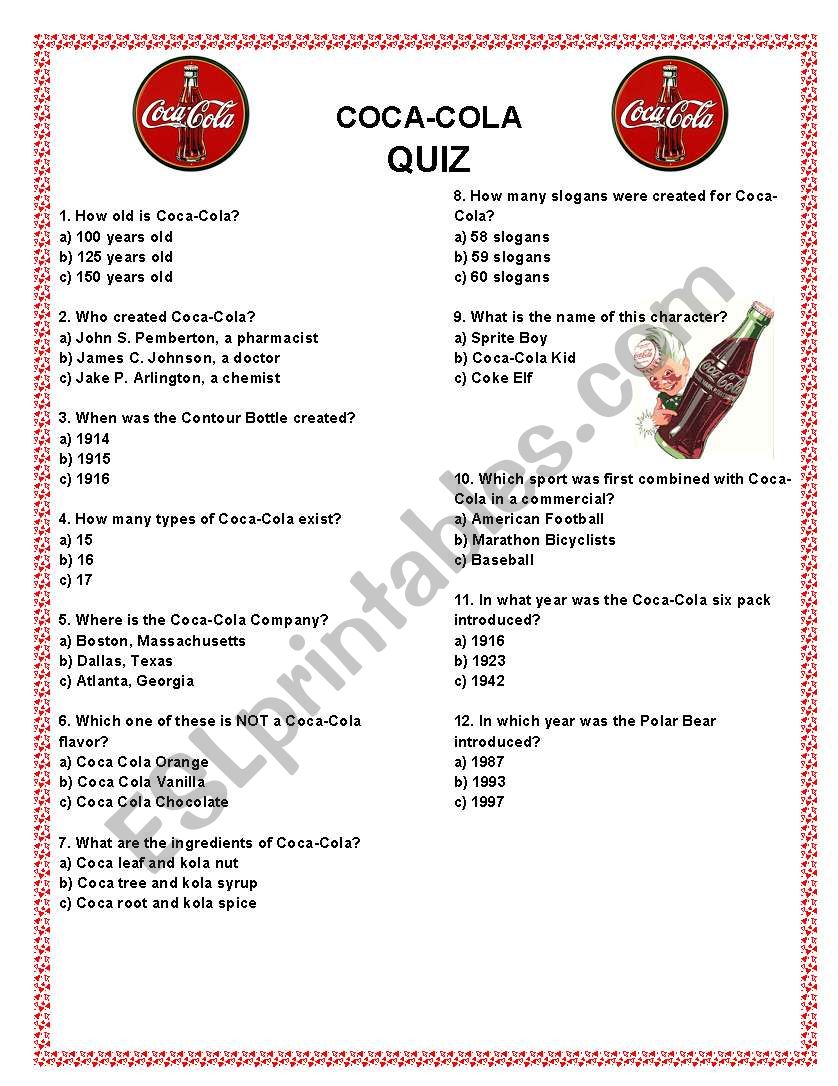 Coca-Cola Quiz & Reasons to Believe Commercial