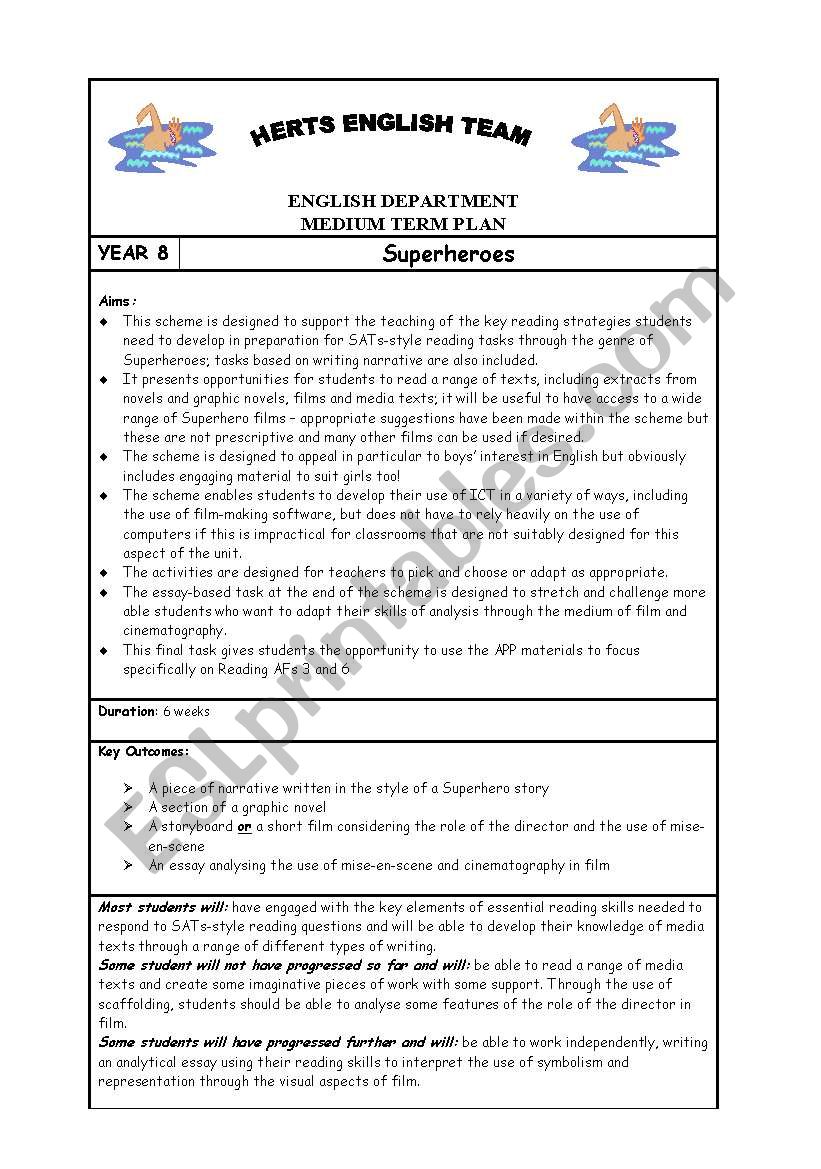 Spy work worksheet