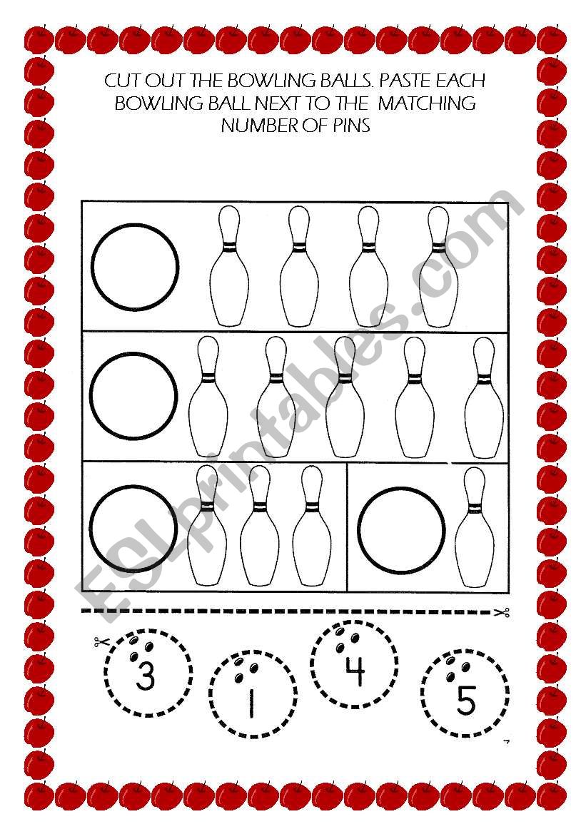 Numbers worksheet