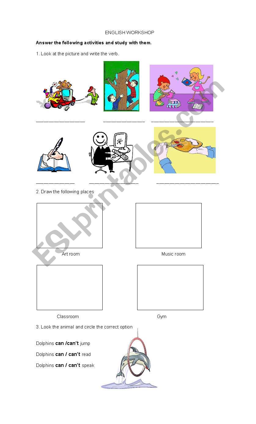 verbs review worksheet
