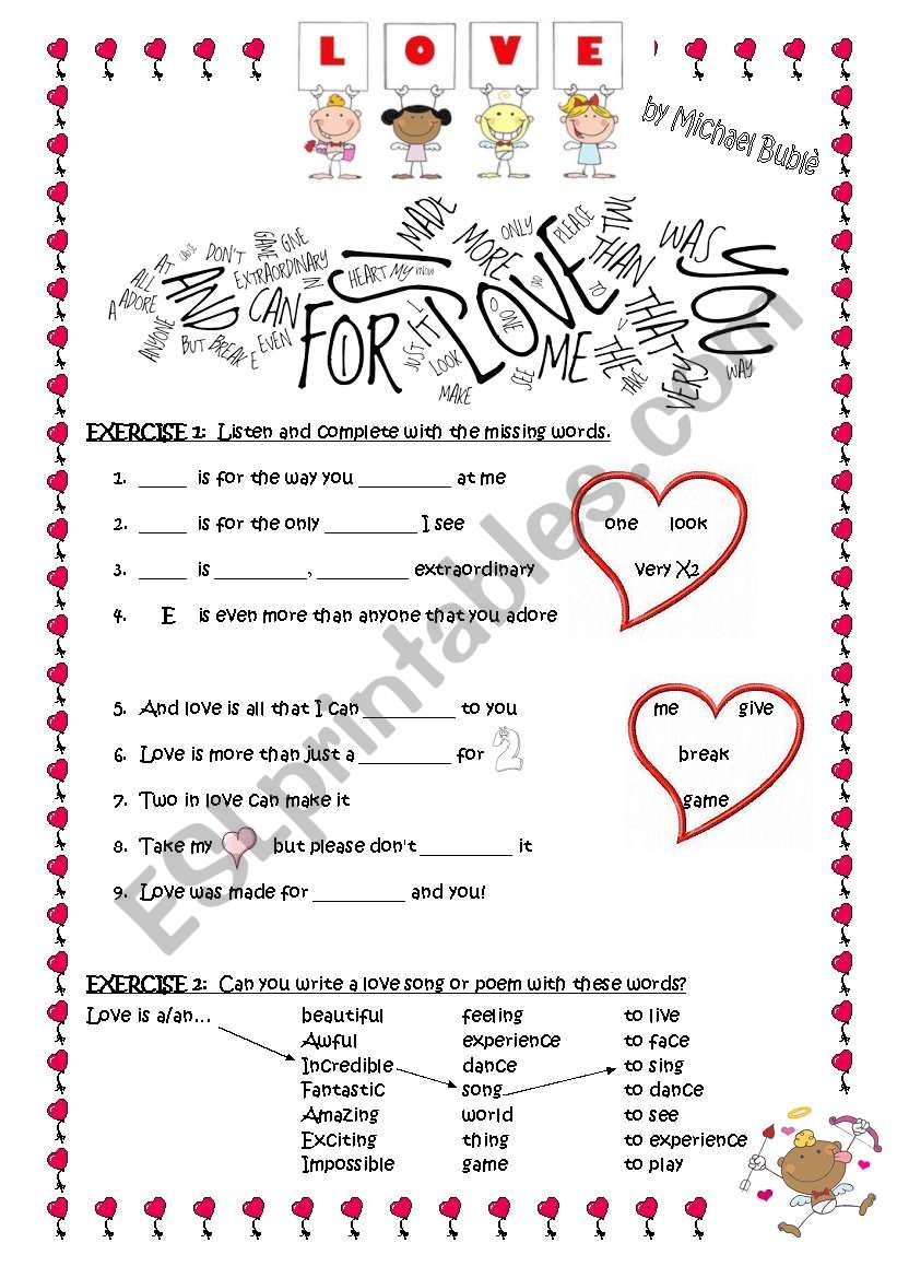 L.O.V.E. a song by Michael BublÃ¨