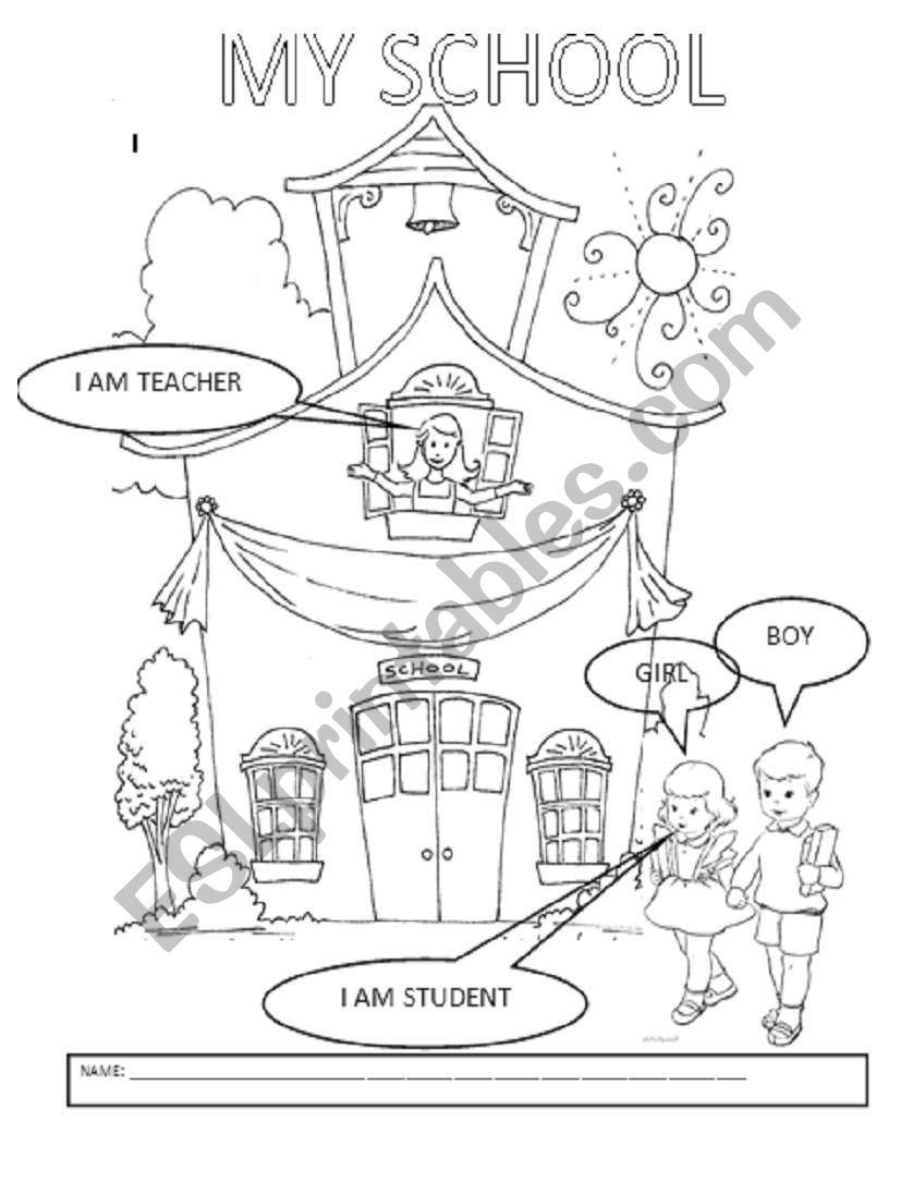 The school worksheet