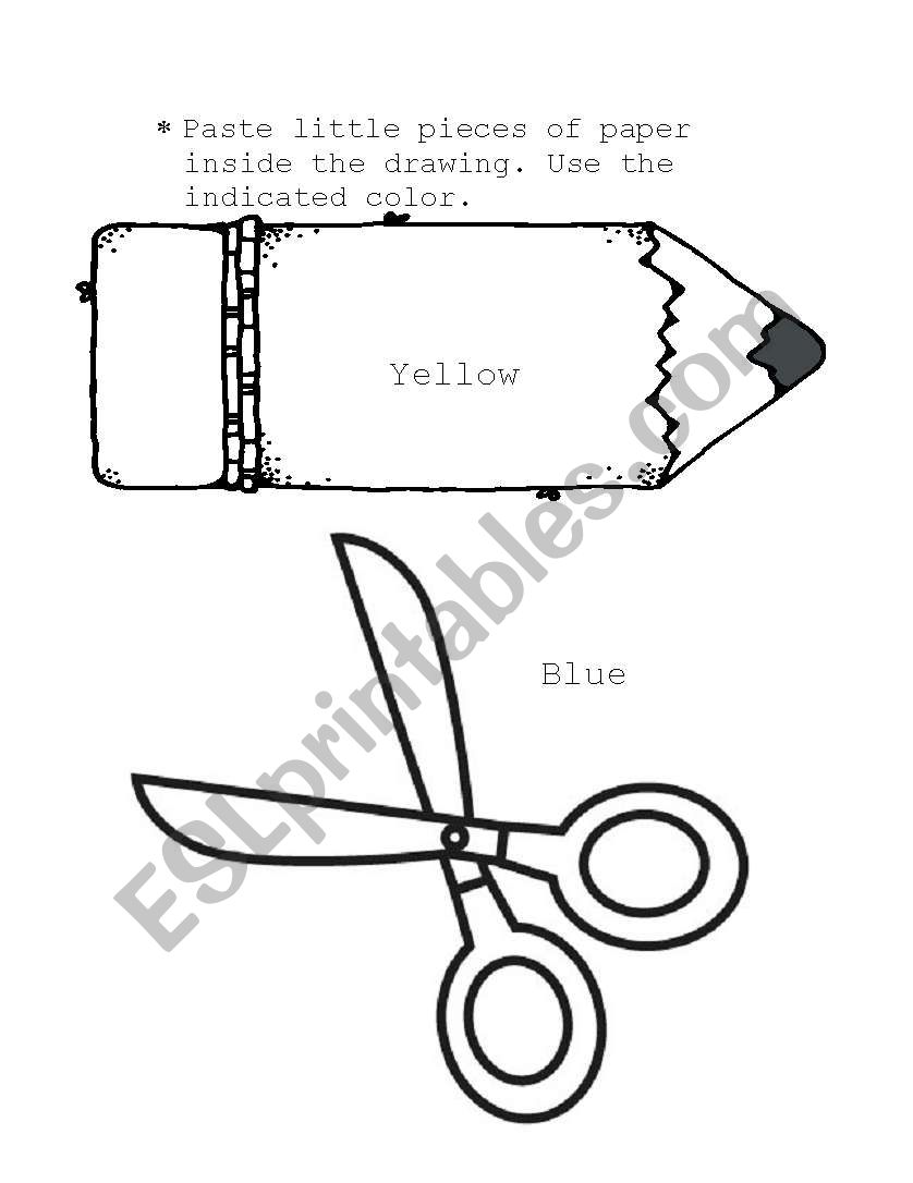 Colors worksheet