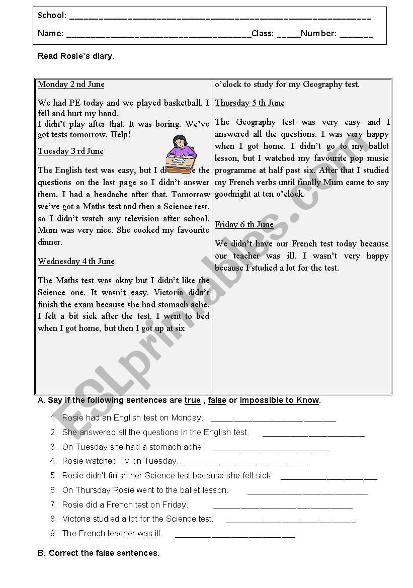 Past Simple worksheet