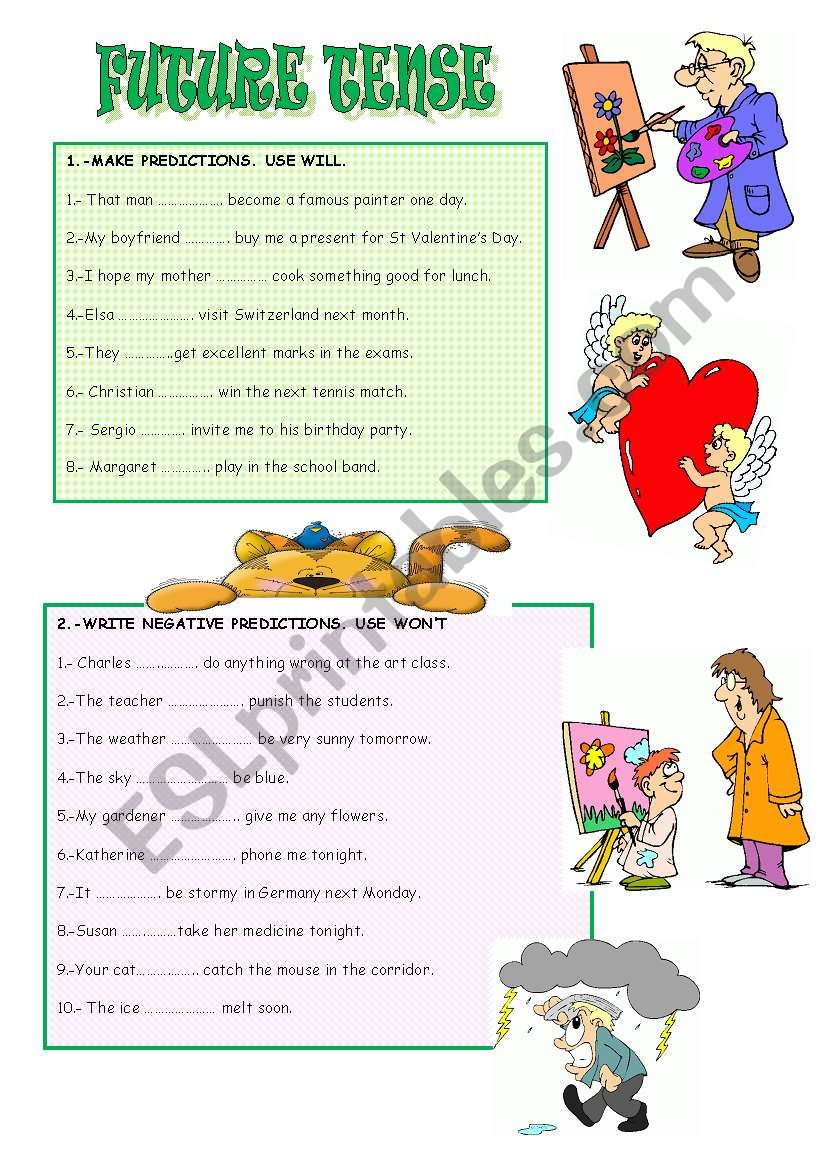 FUTURE TENSE worksheet