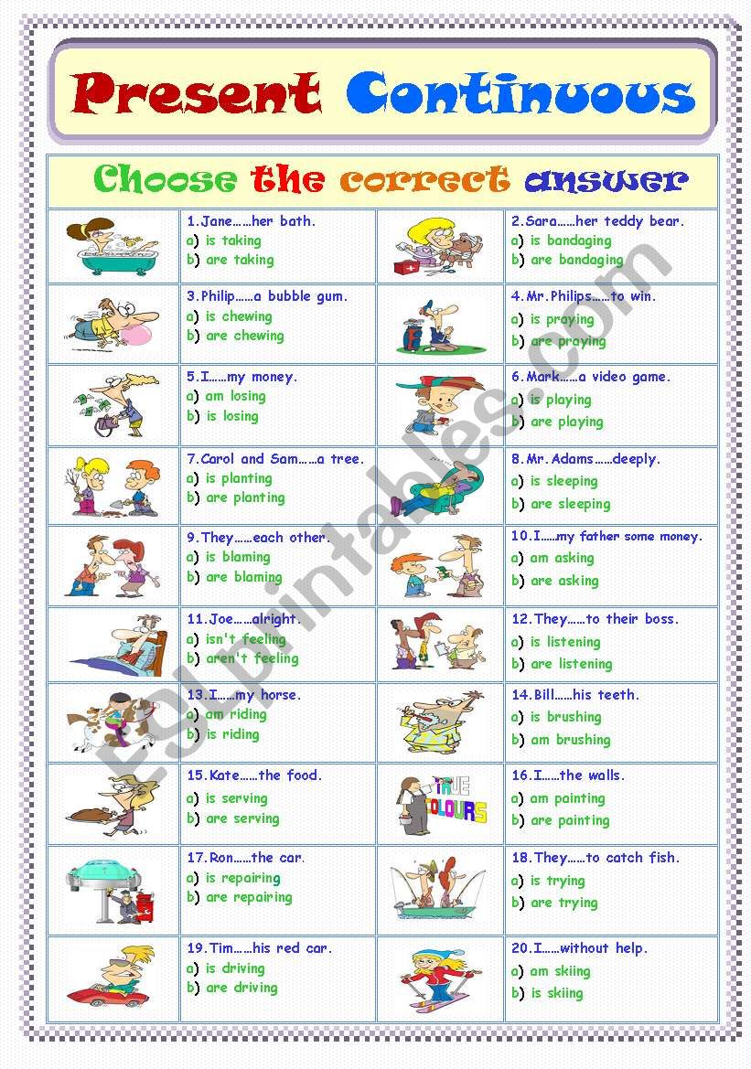 present-continuous-tense-verbs