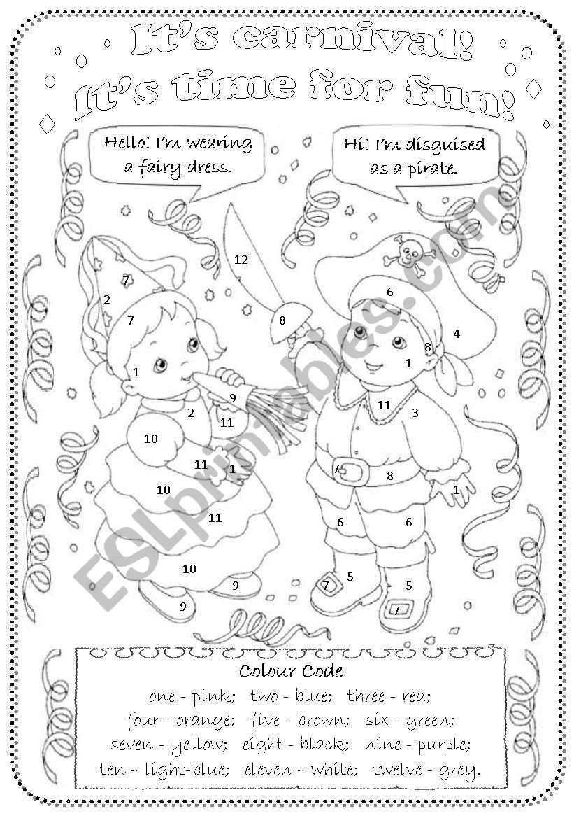 Carnival Fun worksheet