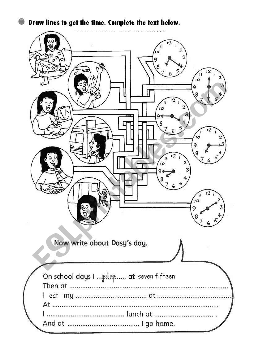 series of activities worksheet