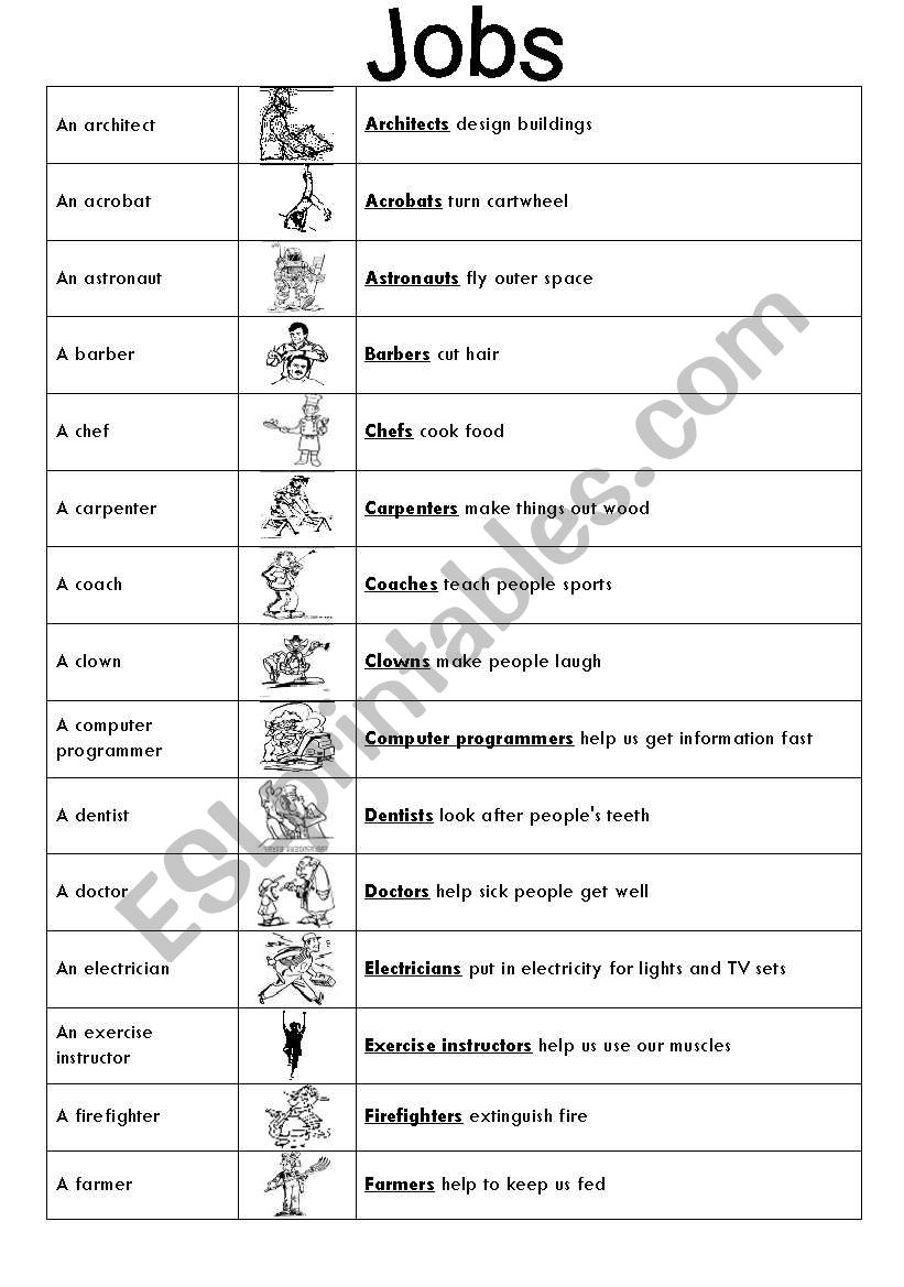 series of activities  worksheet