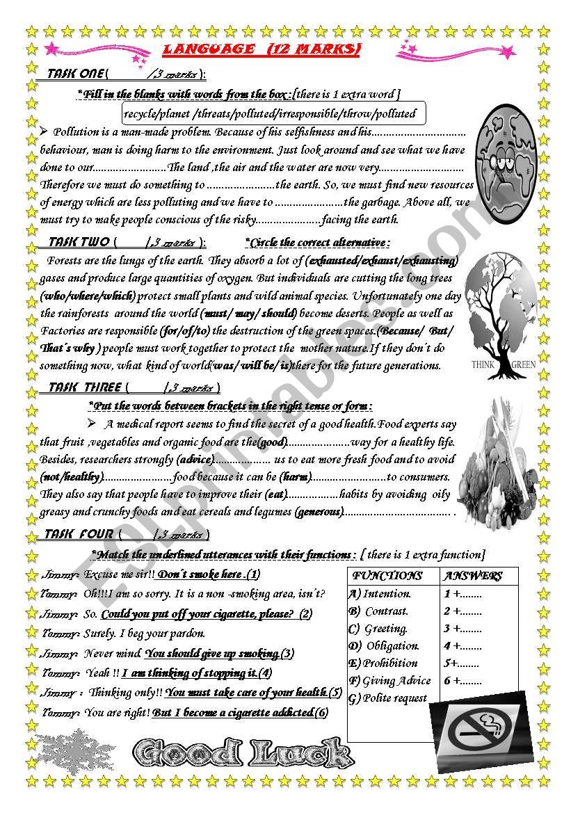 9MID TERM EXAM 2 ( LANGUAGE PART)