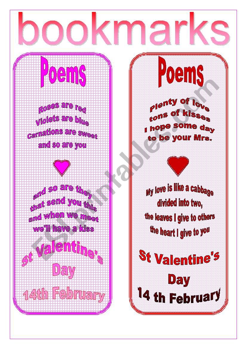 bookmarks and activities-Valentine (12.02.12)