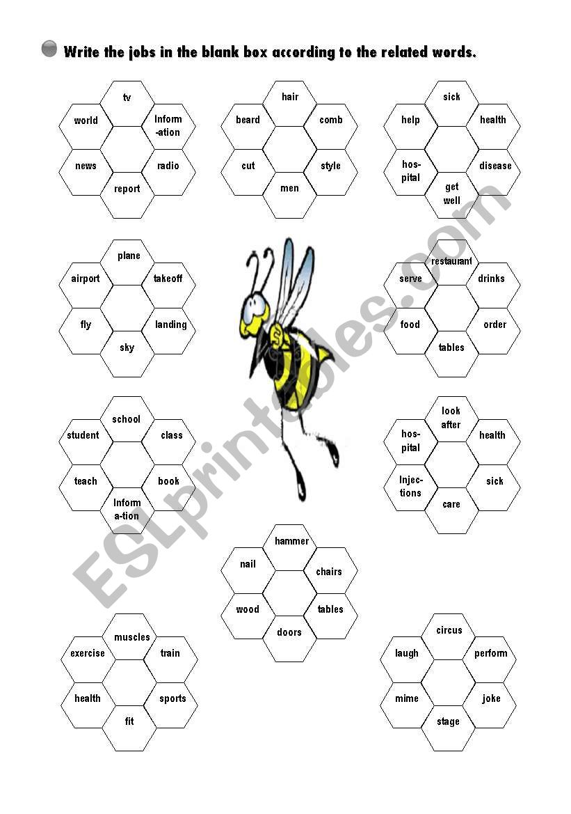 series of activities  worksheet