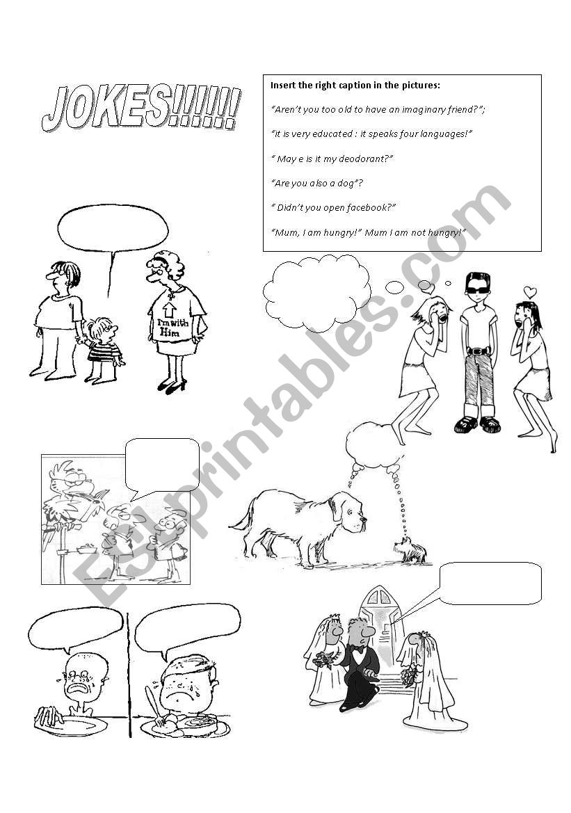 jokes! worksheet