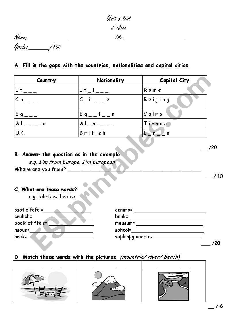 test-places in a town-countries-nationalities