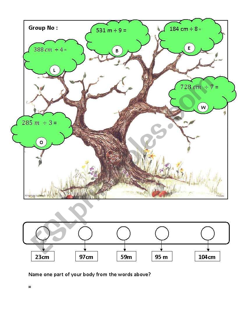 Decoder Activity for Teaching Length