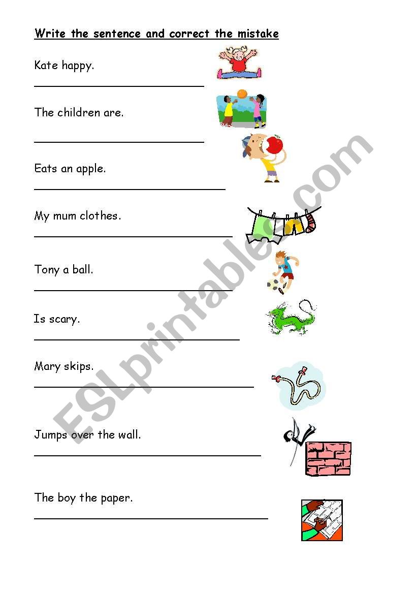 english-worksheets-rewrite-the-sentences-and-correct-the-mistakes