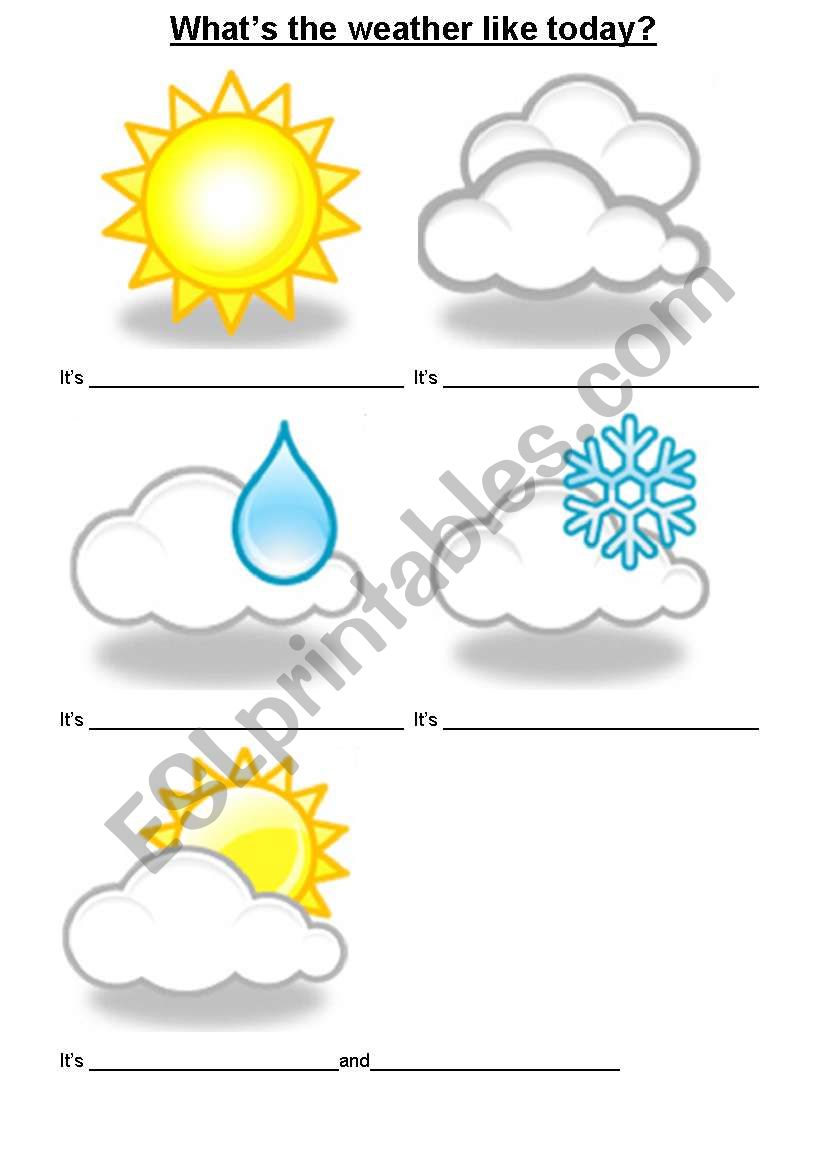 The weather worksheet